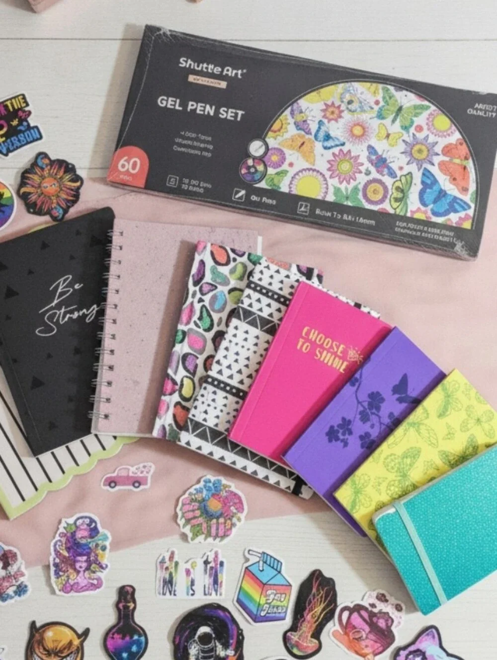 Journaling Kit - HUGE 90+ Piece Bundle New + Macq Blanq Pen
